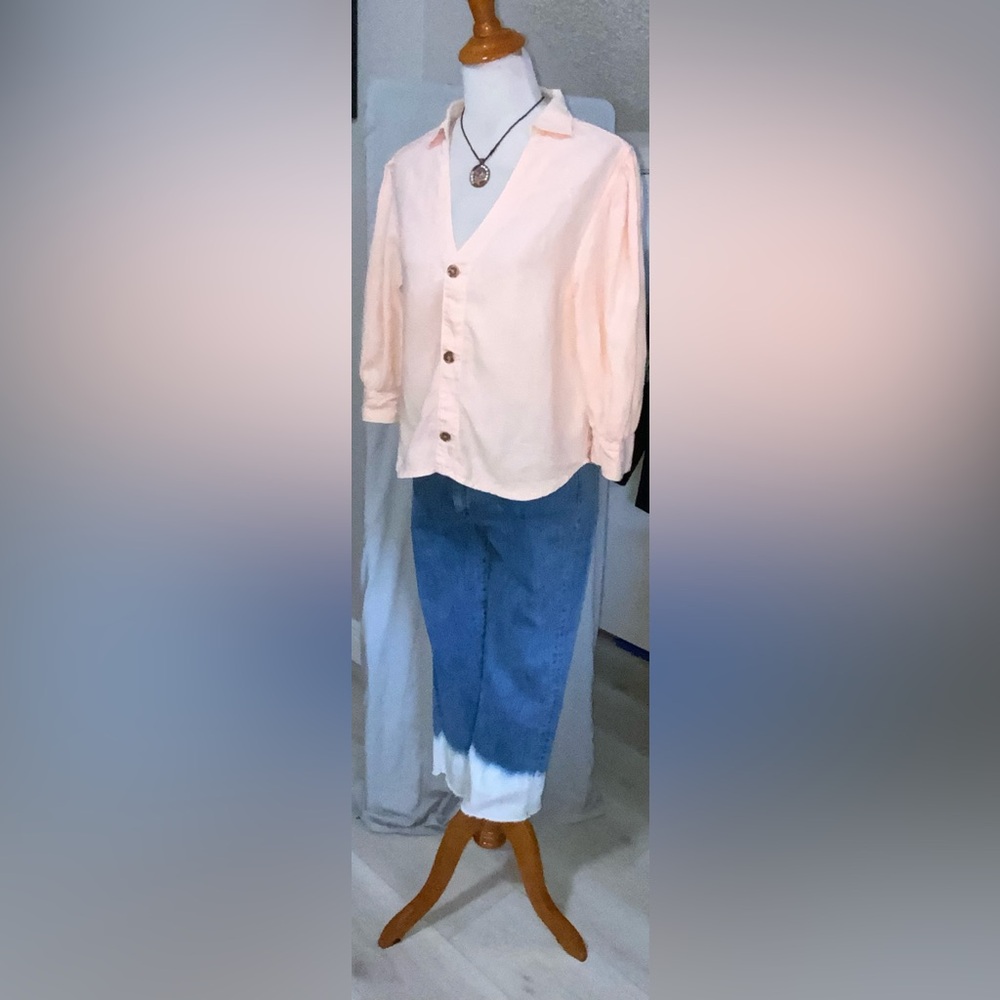 DL1961 Mara Ankle High-Rise Instasculpt Jeans – Alvarado with White Dip-Dye Leg - Picture 6 of 10
